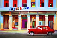 Red Car Fine Art Print