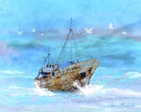 Blue Sea Fine Art Print
