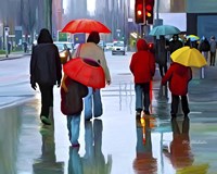 Rainy Street Fine Art Print