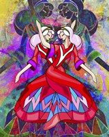 Twin Dances Fine Art Print