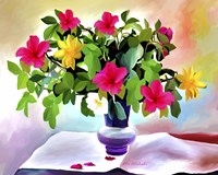 Flowers Colors Fine Art Print