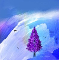 Purple Tree Fine Art Print