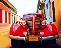 Red Car Fine Art Print