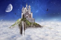 Castel In Cloud Fine Art Print
