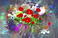 Flowers Explosion Fine Art Print