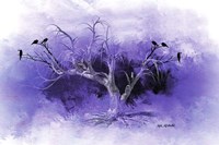 Dead Tree And Black Birds Fine Art Print
