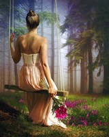 Swing While Waiting Fine Art Print