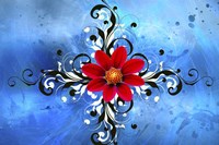 Flower Design 1 Fine Art Print