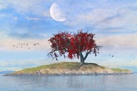Red Tree Fine Art Print