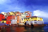 A Colorful Town Fine Art Print