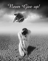 Never Give up Fine Art Print