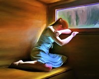 Sad Girl Fine Art Print