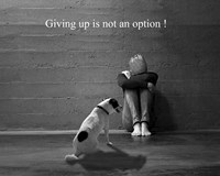 Don't Give Up Fine Art Print