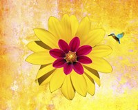 Flower and Bird Fine Art Print