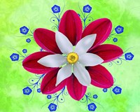 Floral Design P Fine Art Print