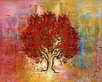 Red Tree 3 Fine Art Print