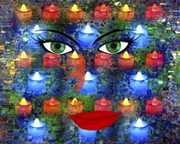 Candle Eyes Fine Art Print