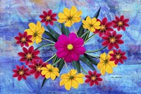 Flower Design 2Mz Fine Art Print