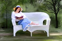 Lady Reading 2 Fine Art Print