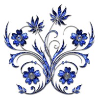 3D Flower 1 Fine Art Print