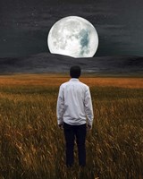 Moon And Me Fine Art Print