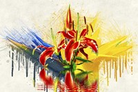 Flower Design 9MA Fine Art Print