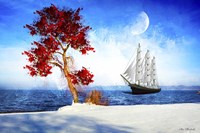 Red Tree K1 Framed Print