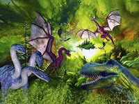 Dinosaur Land Fine Art Print