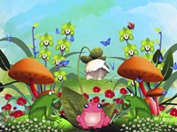 Frogs Queen Fine Art Print