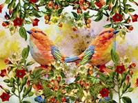 Twin Birds K7 Fine Art Print