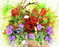 Flowers Explosion SEP5 Fine Art Print