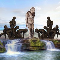 Mother Nature and People Fine Art Print