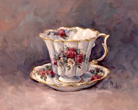 Rose Nosegay Teacup Fine Art Print