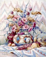 Southwest Pots and Corn Fine Art Print