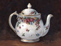 Mixed Blossom Teapot Fine Art Print