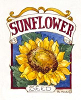 Sunflower-Seed Packet Fine Art Print