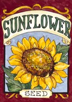 Large Sunflower-Seed Packet Fine Art Print