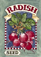 Large Radish-Seed Packet Fine Art Print