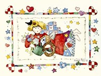 Gardening Angel Fine Art Print