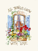 All Things Grow With Love Fine Art Print