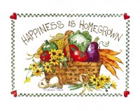 Happiness is Homegrown Fine Art Print