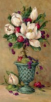 Magnolia Cluster Topiary I Fine Art Print