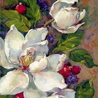 Magnolia Squsre 1 Fine Art Print