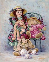 Doll Party Fine Art Print