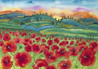 Magical Poppy Field Fine Art Print