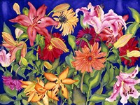 Lilies and Gerbers Fine Art Print