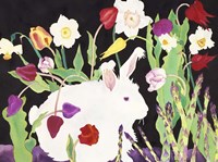 Phoebe with Asparagus Fine Art Print