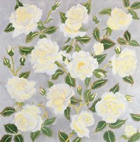 White Roses Fine Art Print