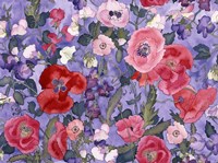 Poppies & Sweet Peas Fine Art Print