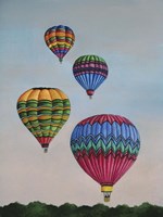 Balloons at Dawn Fine Art Print